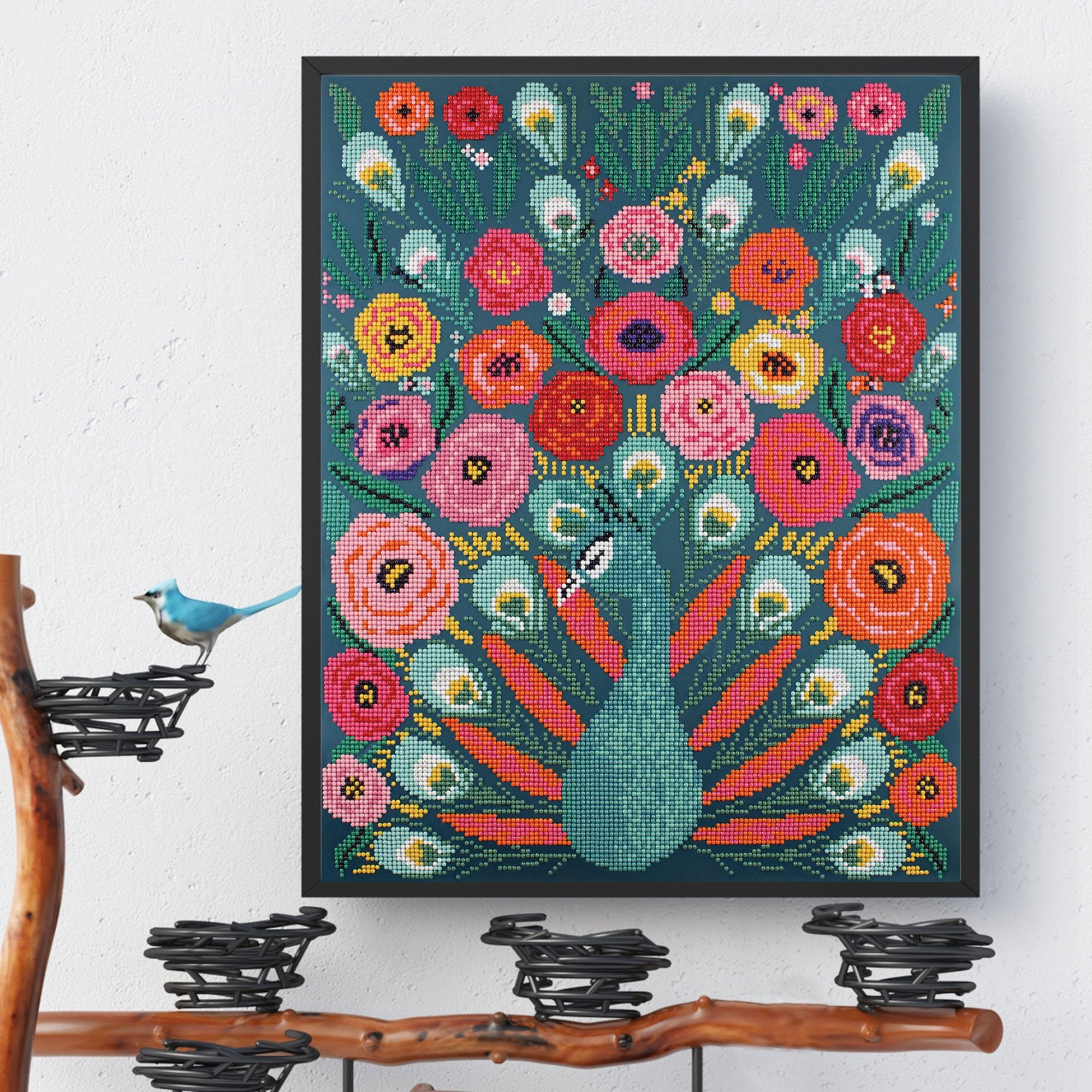 Camelot Fabulous Feathers Diamond Painting Kit