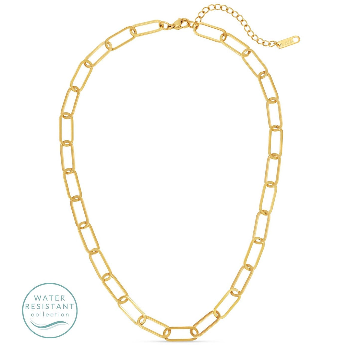 Splendid Iris Paperclip Necklace