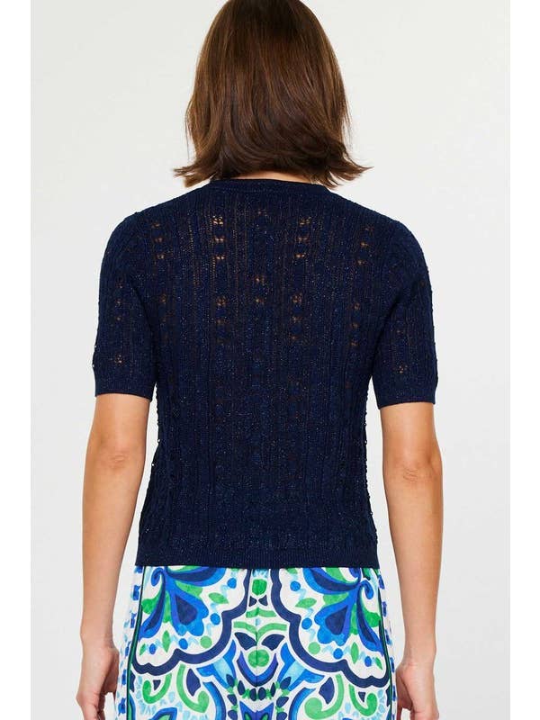 NYLAND Umeko Half Sleeve Cardigan W/ Pocket Detail