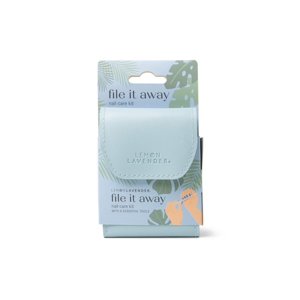 DM Merchandising Lemon Lavender File It Away Nail Care Kit