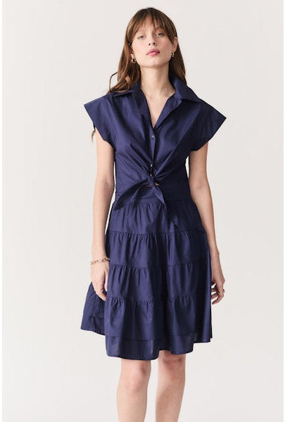 DELUC Murillo Dress in Blue Marine