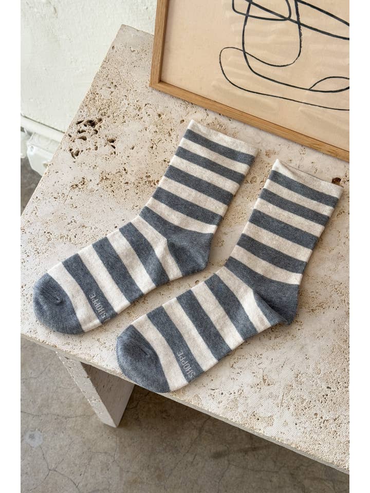 Le Bon Shoppe Wally Socks Wide Grey