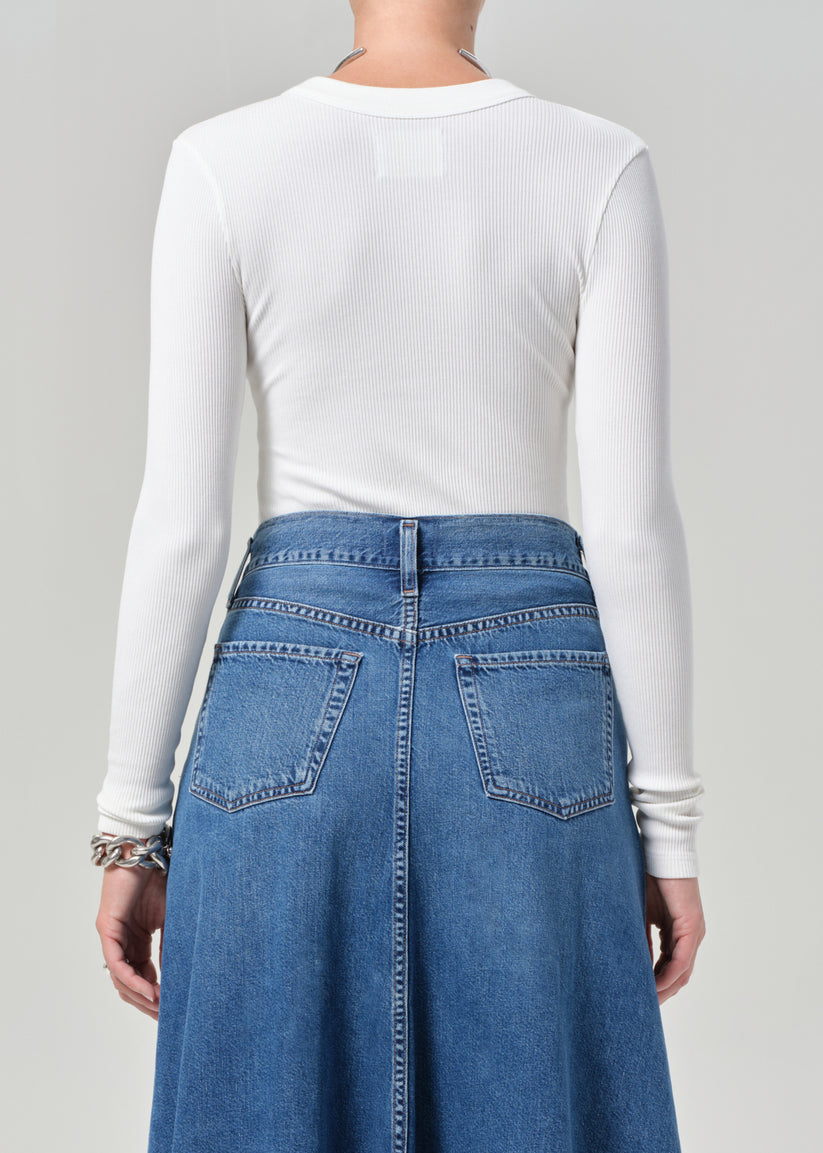 Citizens of Humanity Varra Henley in Pashmina