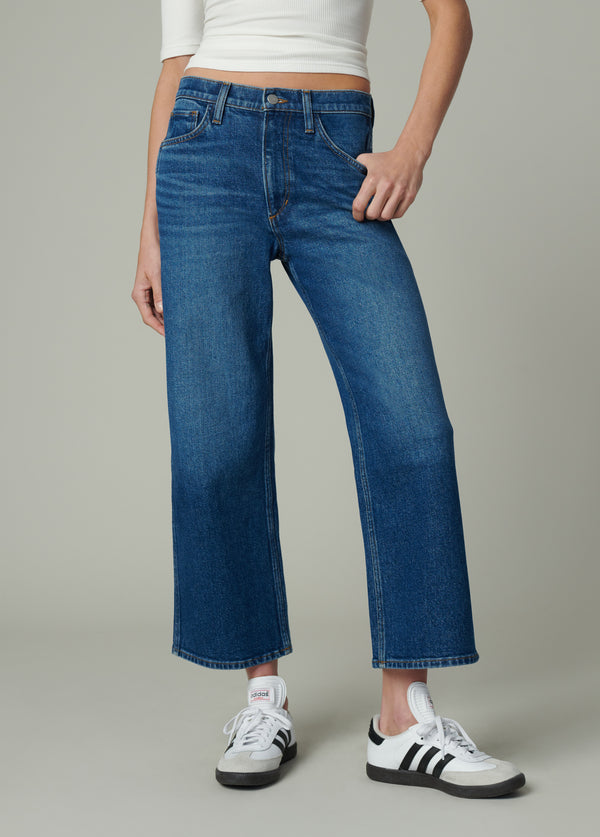 JOE'S JEANS The Blake Cropped Wide Leg in Number One