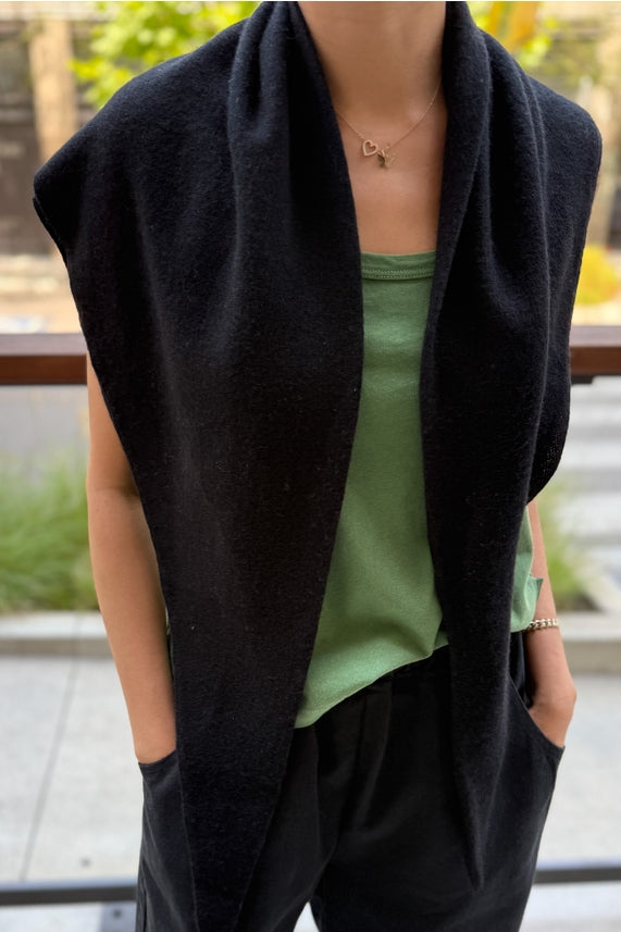 Le Bon Shoppe Cashmere Shawl Black