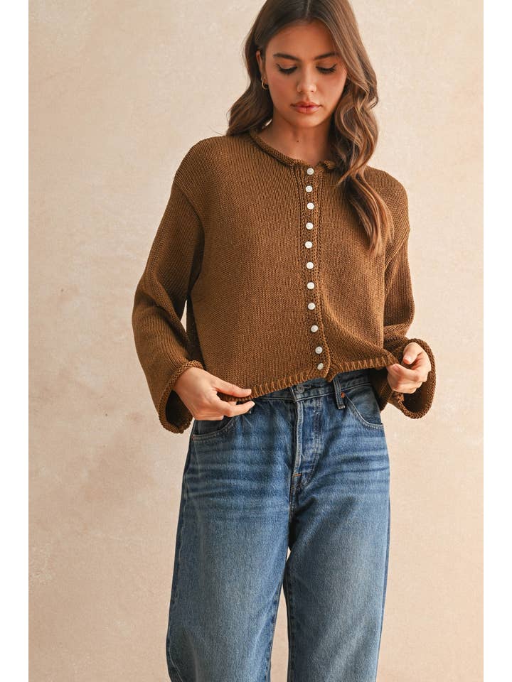 NYLAND Romilly Light Weight Button Front Cardigan