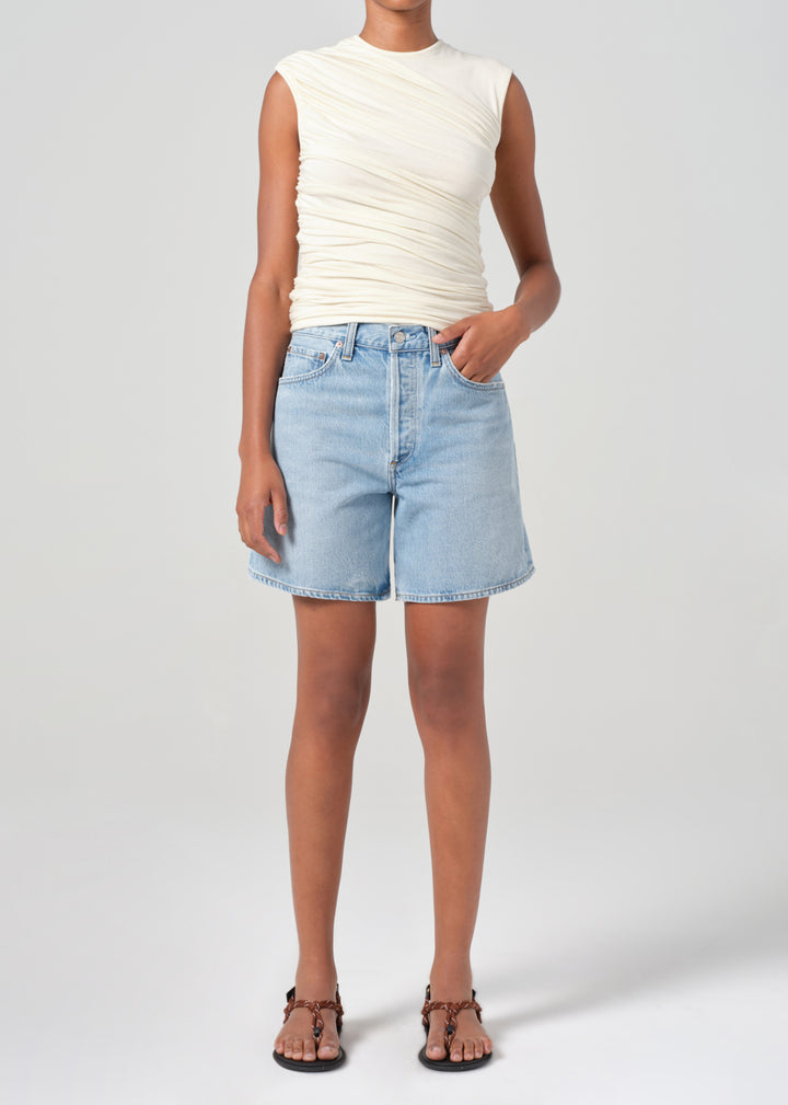 AGOLDE Dame Short in Coax