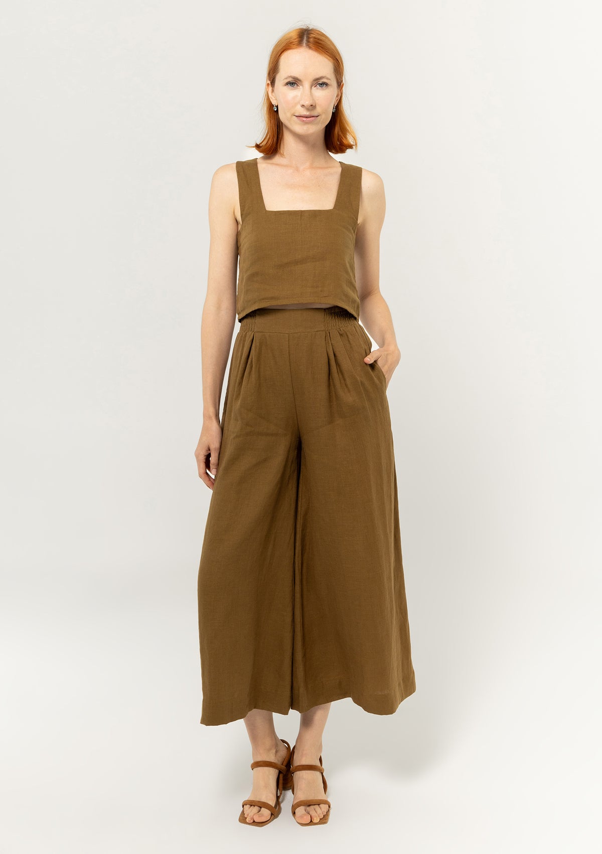 BEL KAZAN Atlas Pant in Cumin