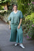 BEL KAZAN Isla Top in Seafoam