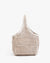 Clare V. Bando White Knot Leather