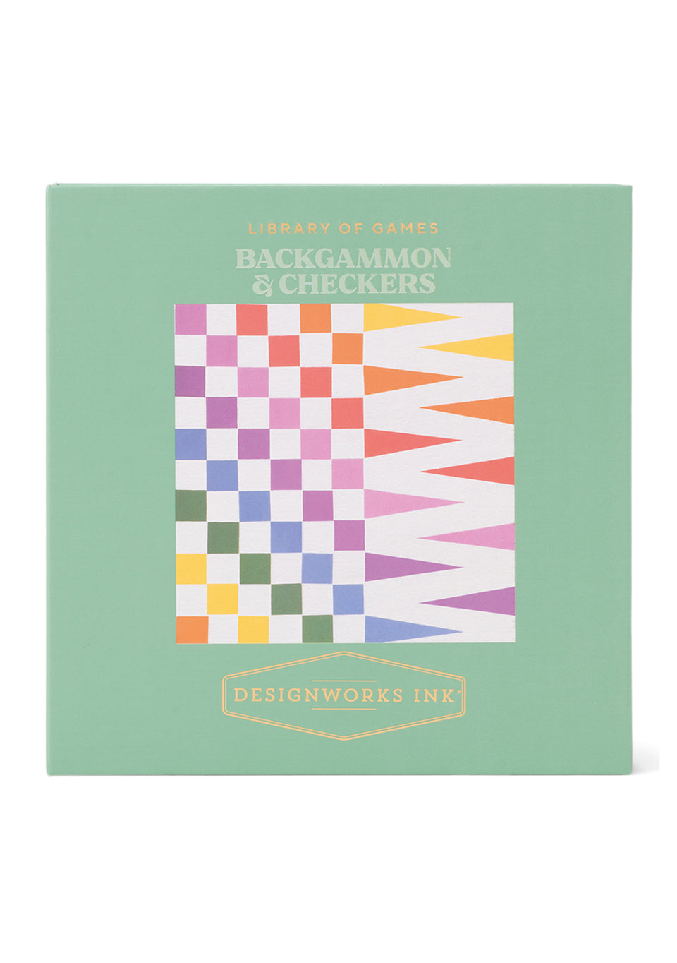 DesignWorks Ink Checkers/Backgammon Table Top Game