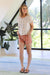 Bella Dahl Utility Tab Trouser Short Sedona Sun