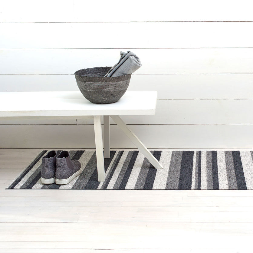Chilewich Bounce Stripe Shag Doormat 24x36