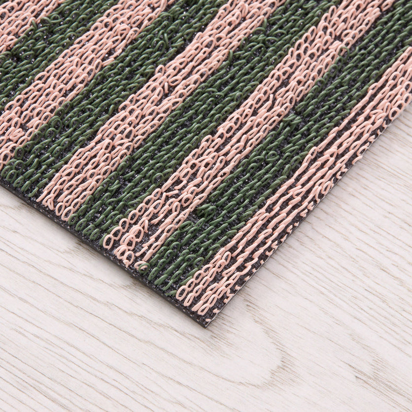Chilewich Breton Stripe Shag Doormat 18x26