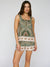Sanctuary Button Back Cami in Mezza Sage