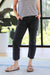 Citizens of Humanity Leah Cargo Sateen in Washed Black