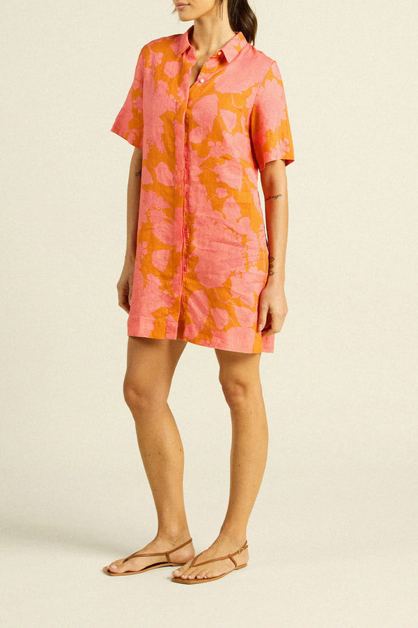 Birds of Paradis by Trovata Dana Dress Amberglow