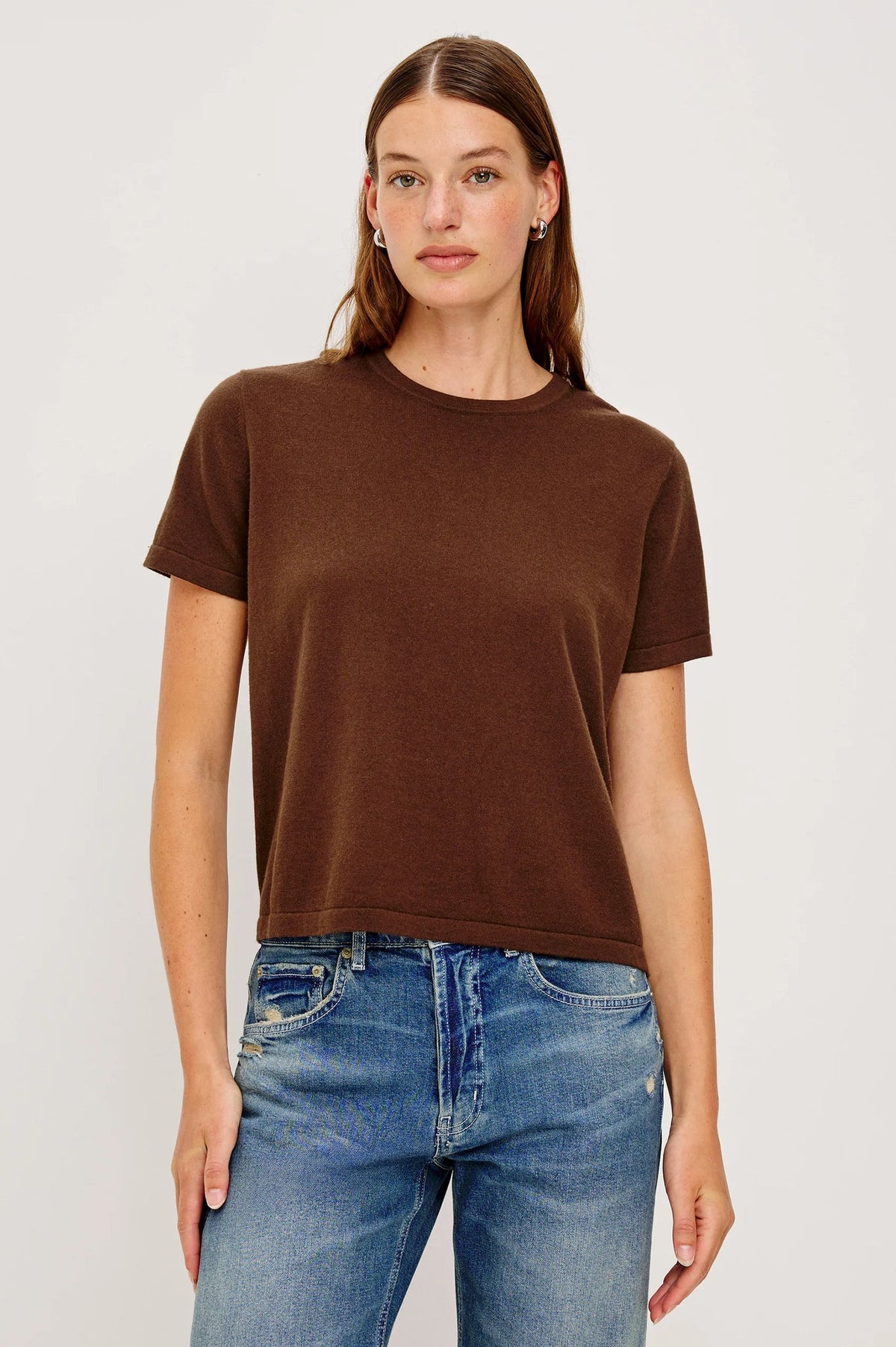 Rails Cotton Cashmere Short Sleeve Tee