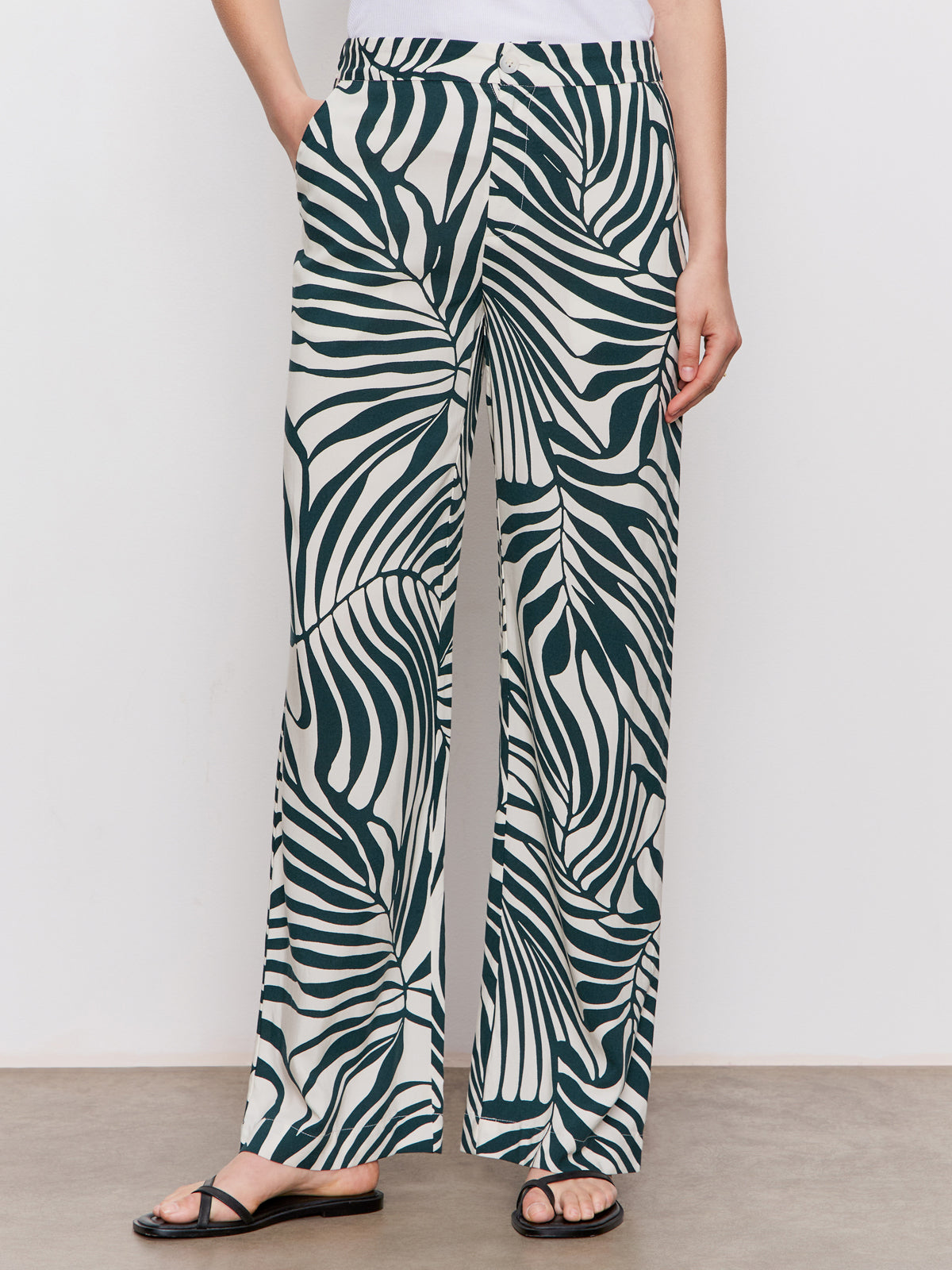 Sanctuary The Soft Trouser Green Oasis