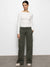 Sanctuary Rebel Straight Leg Pant Kalamata