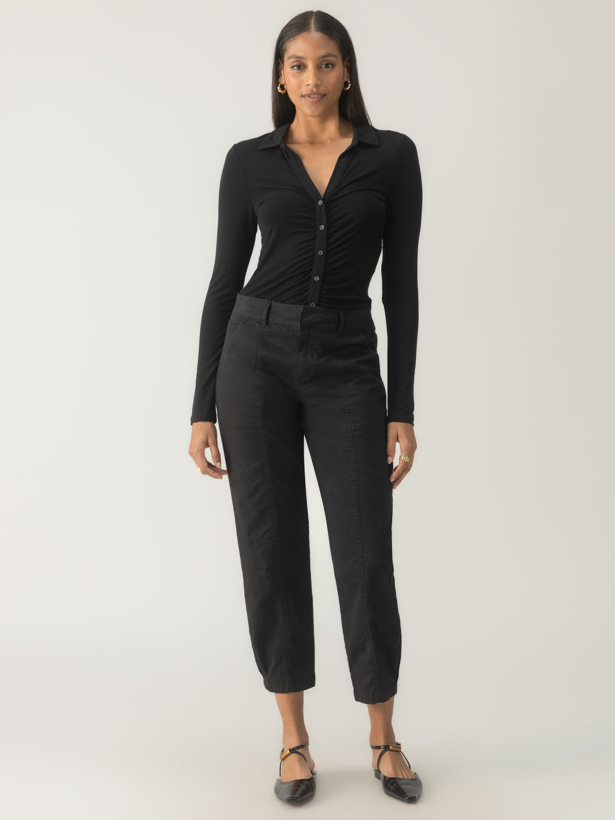 Sanctuary Sahara Tapered Pant in Black