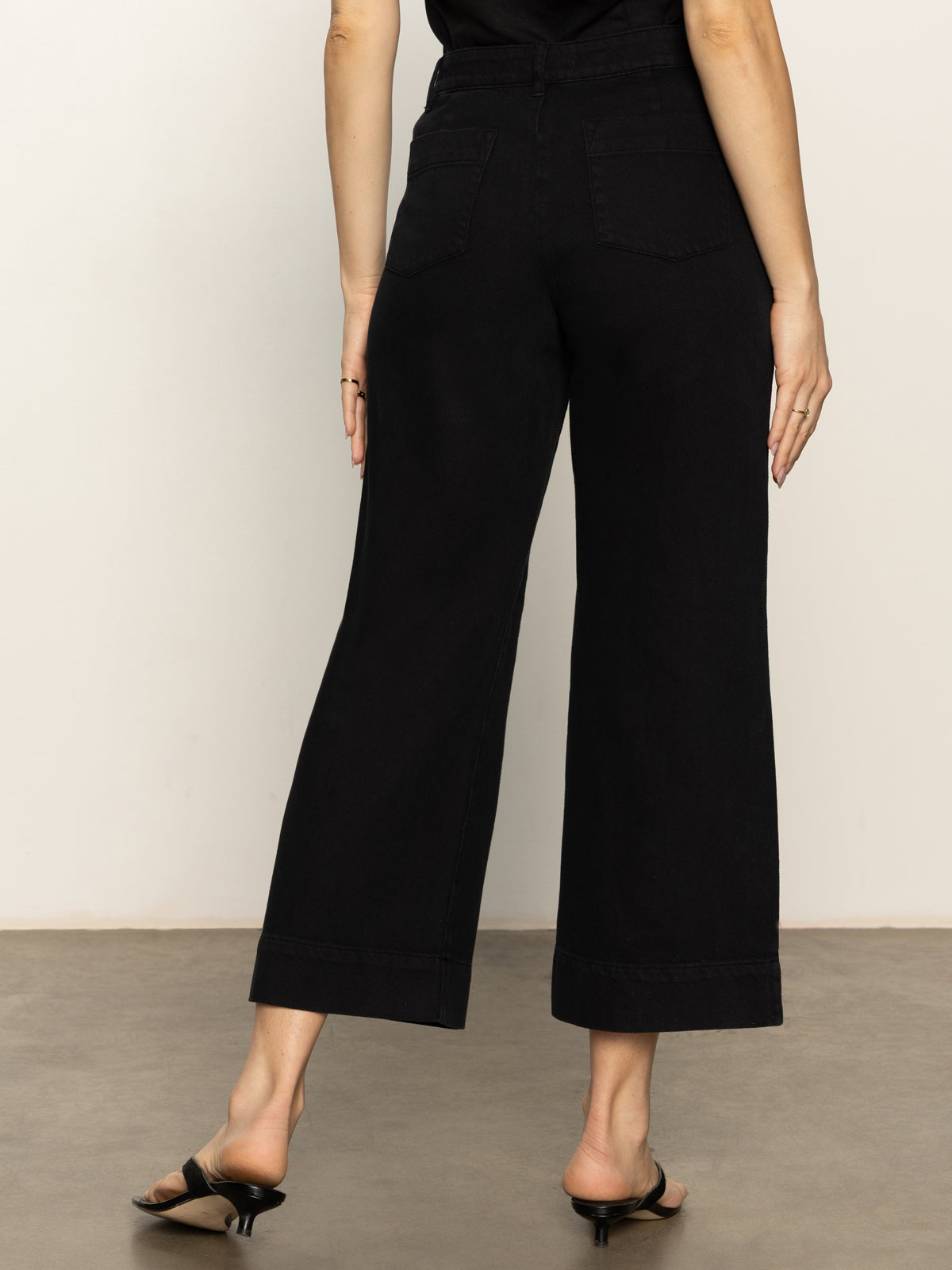 Sanctuary Soft Marine Wide Leg Crop