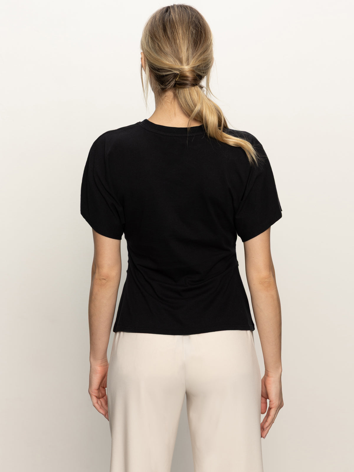 Sanctuary Shirred Waist Dolman Tee