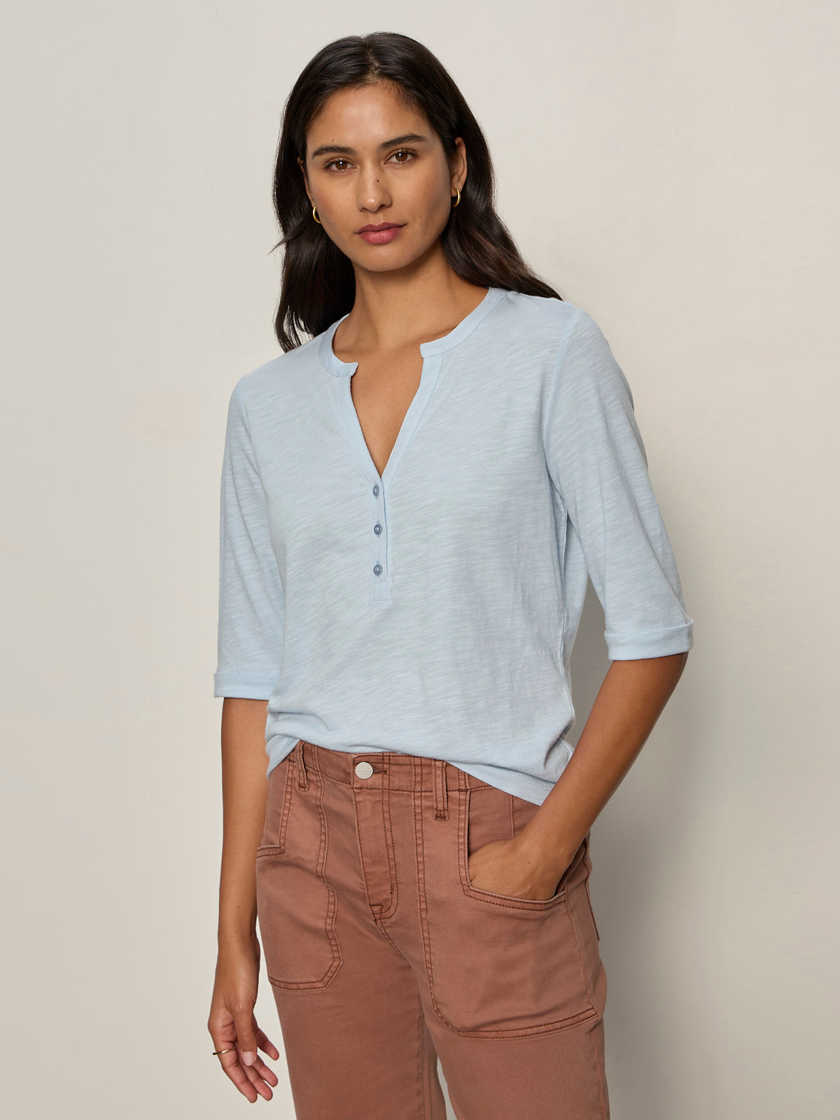 Sanctuary Rolled Sleeve Tee