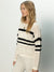 Sanctuary Sporty Stripe Open Knit Sweater Eco 