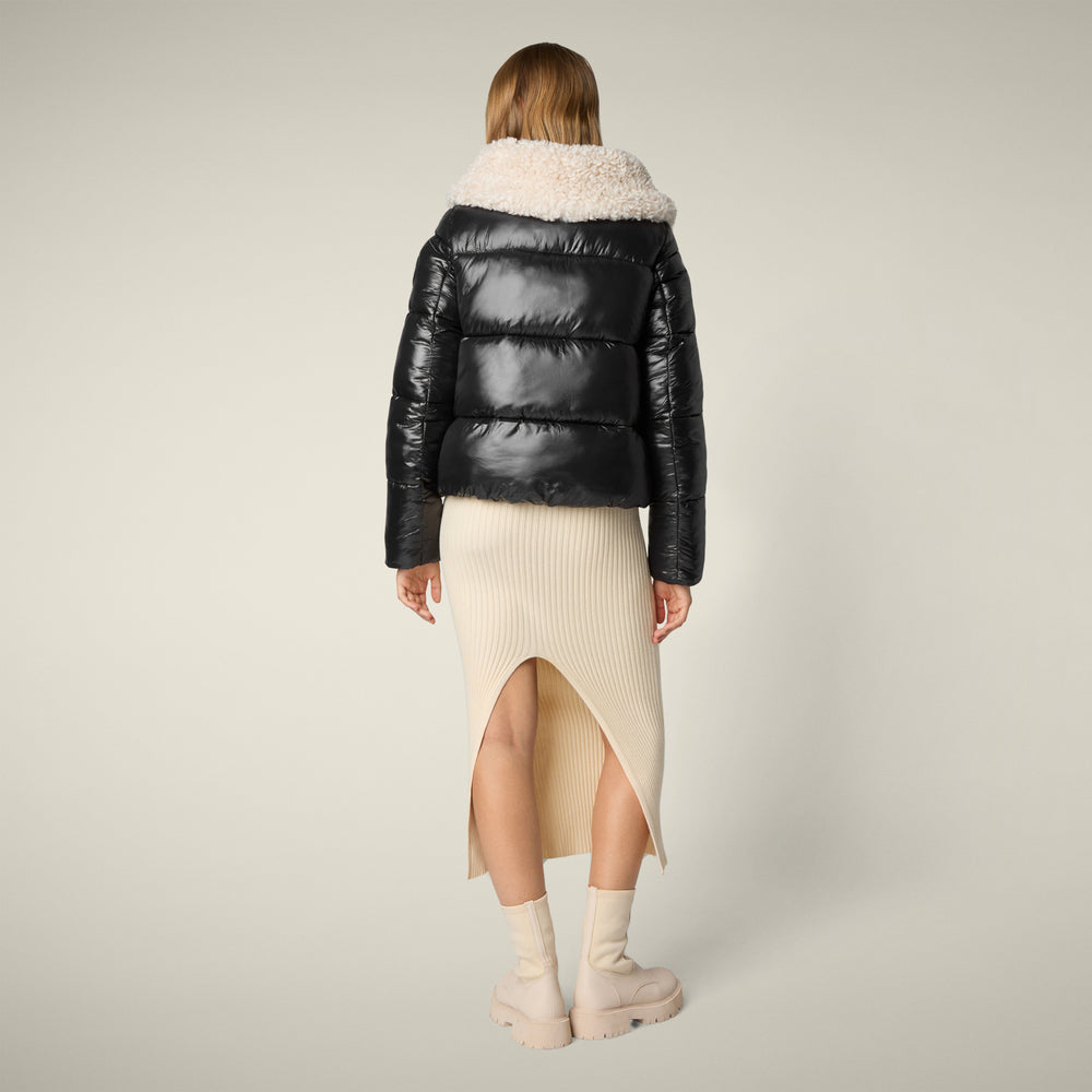 Save The Duck Moma Puffer Coat in Black