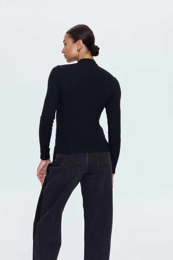 PISTOLA Dara LS Funnel Neck Top