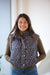 DELUC Styx Printed Puffer Gilet in Floral Print