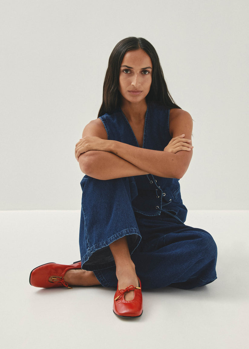 ALOHAS Rosalind Leather Ballet Flats