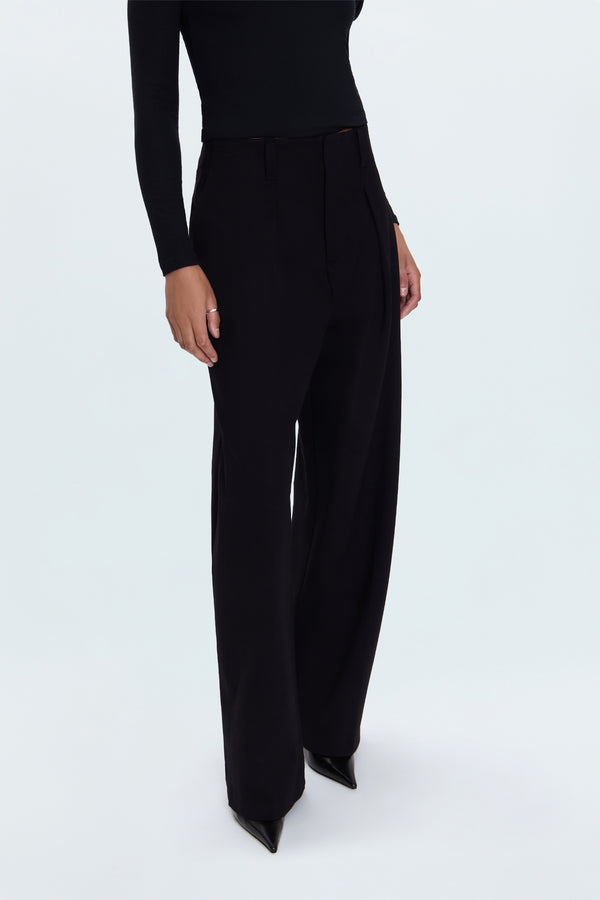 PISTOLA Eden Pleated Ponte Trouser