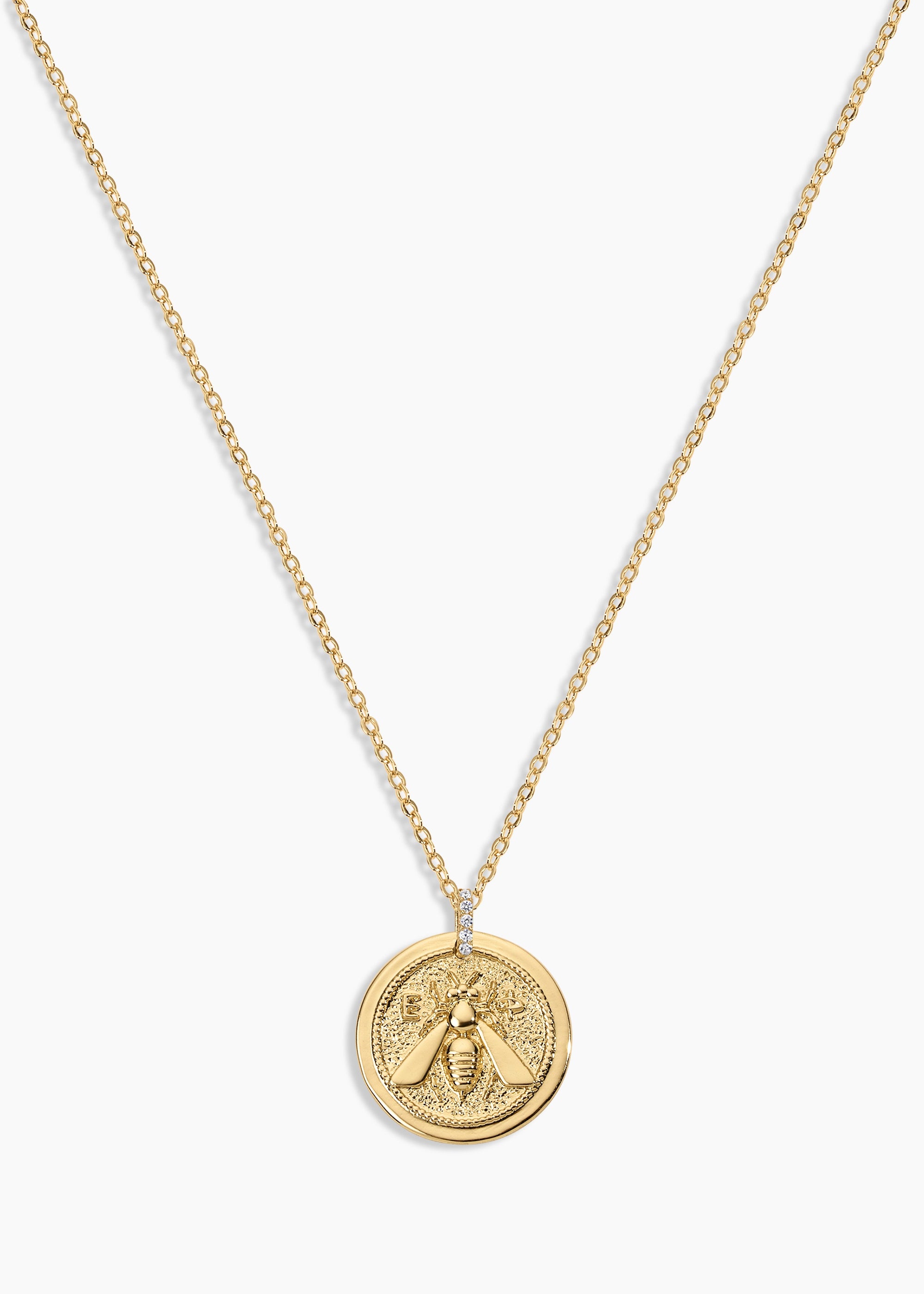 Electric Picks Honey Bee Necklace