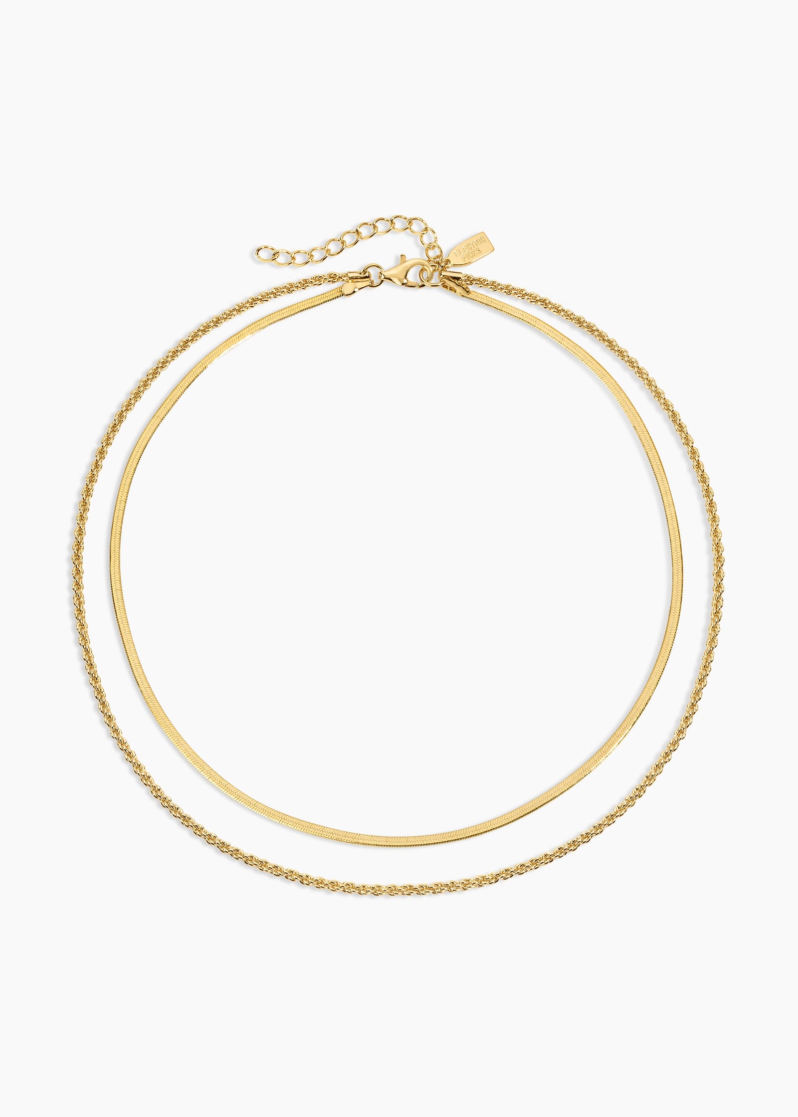 Electric Picks Twice As Nice Necklace Gold