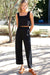 EMERSON FRY Roma Pant - Black Linen