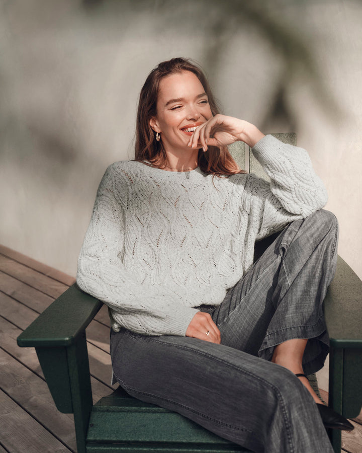 Splendid Diana Sweater Heather Grey Marl
