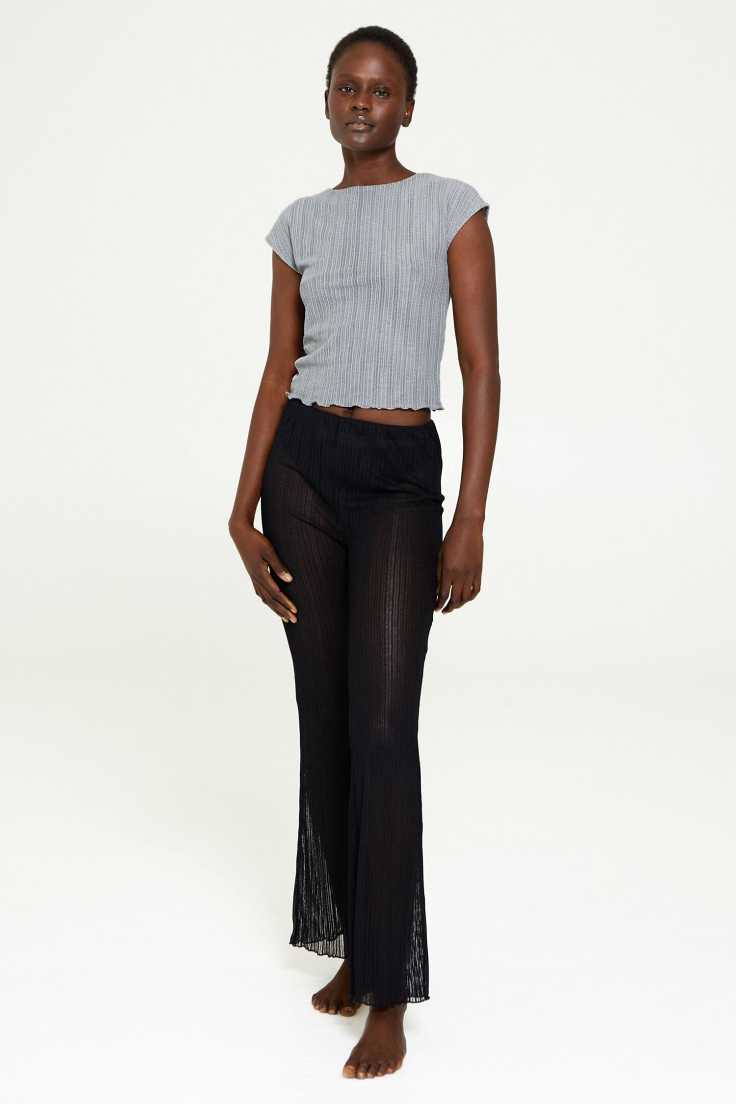 Find Me Now Ribbed Mesh Legging