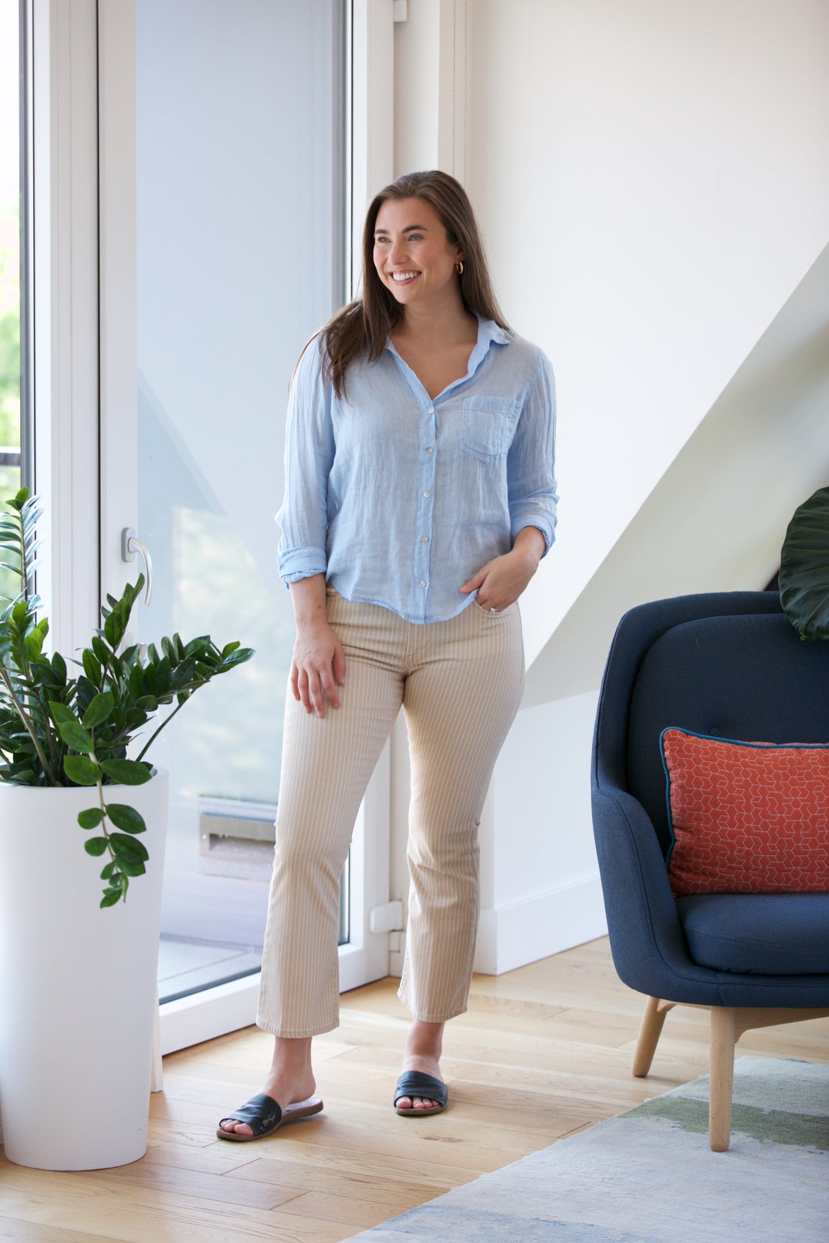 FRAME Le Crop Mini Boot in Sand Multi