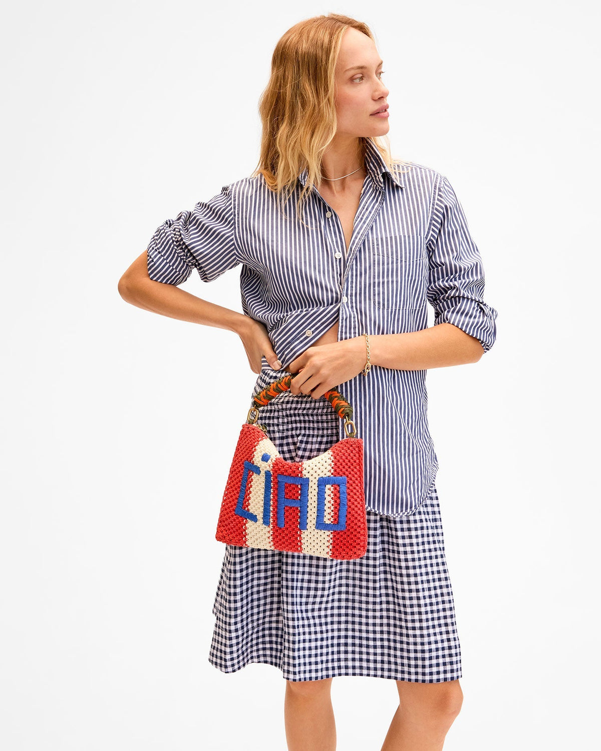 Clare V. Flat CIAO Clutch w/ Tabs