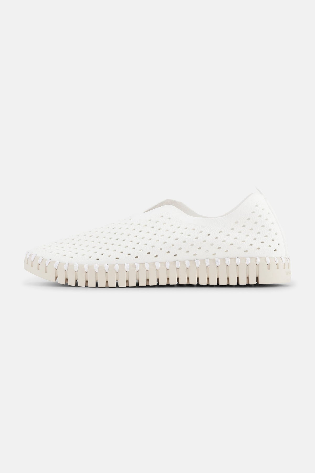Ilse Jacobsen Tulip Slip-On w/White Sole in White