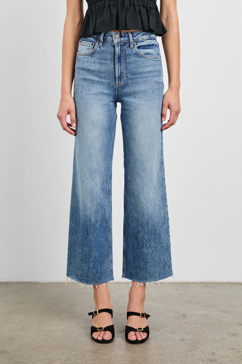 Rails Getty Wide Leg Crop in Tradewind