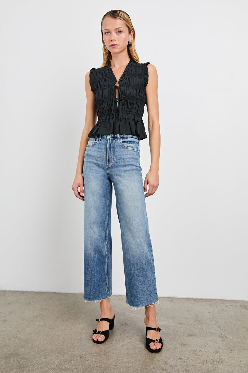 Rails Getty Wide Leg Crop in Tradewind