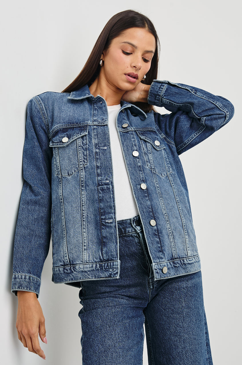 Rails Grove Boyfriend Trucker Jacket