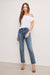 Good American Soft Tech Good Legs Straight Jeans in Indigo855