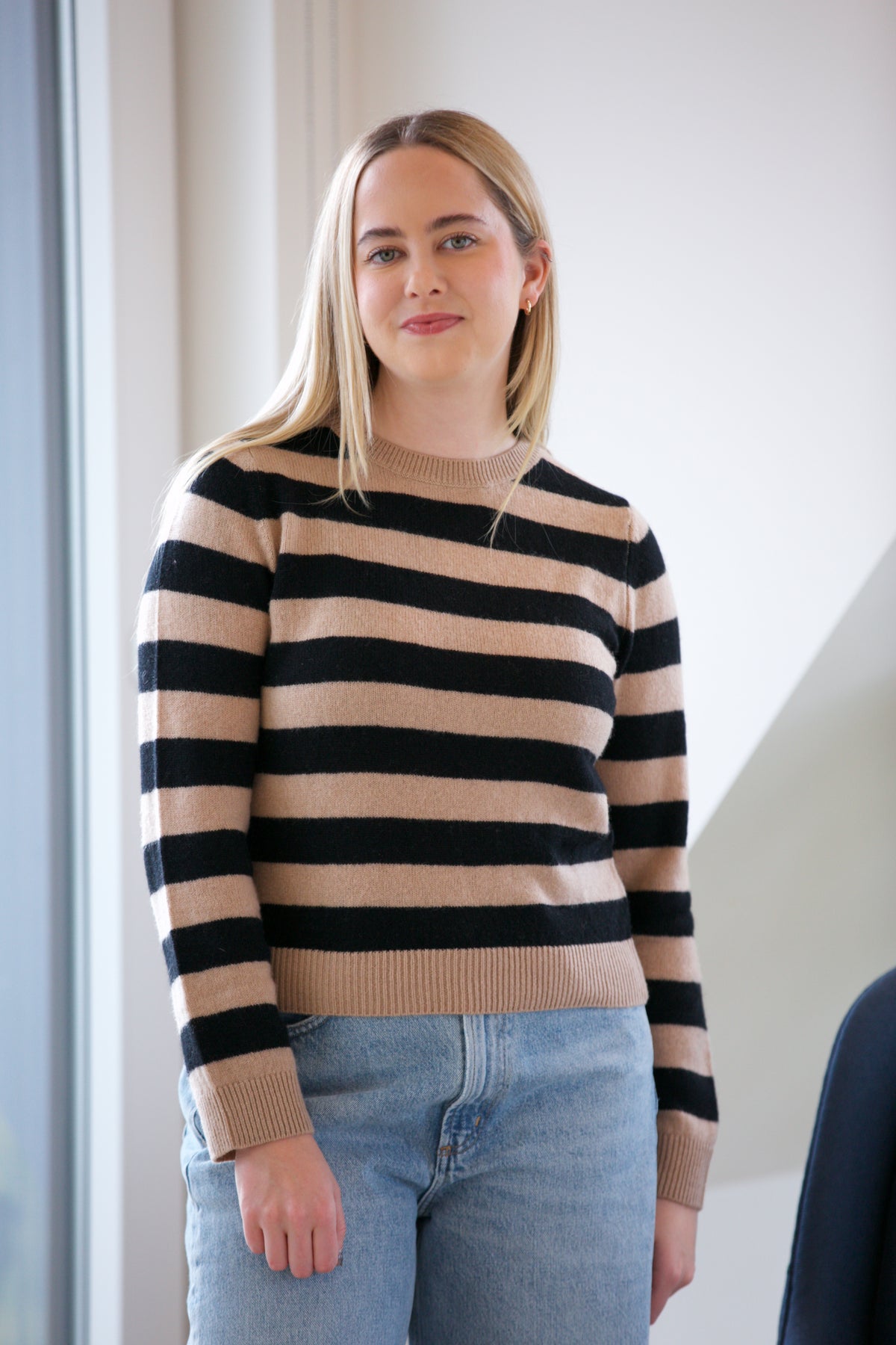 Jumper 1234 Stripe Crew Sweater
