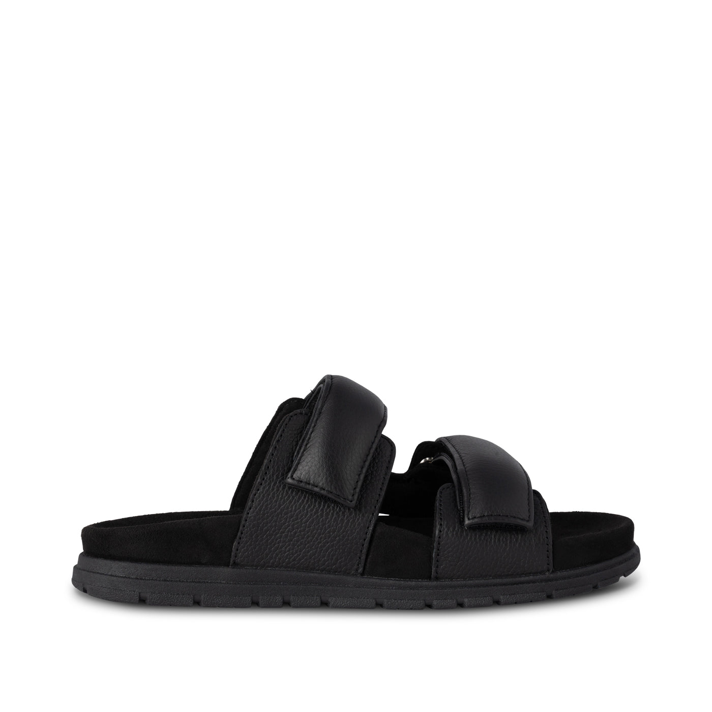 Woden Lisa Leather Sandal Black