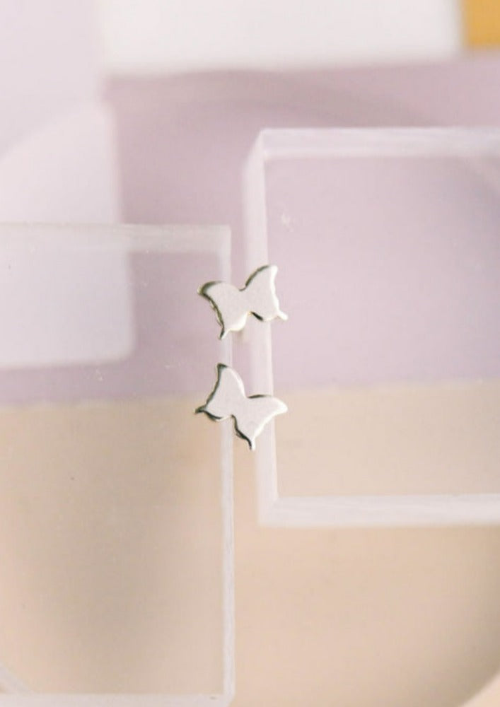The Land of Salt Butterfly Stud Earrings