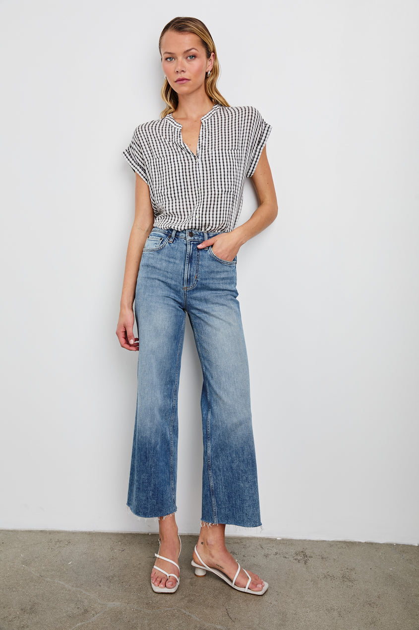 Rails Mel Top Black Gingham